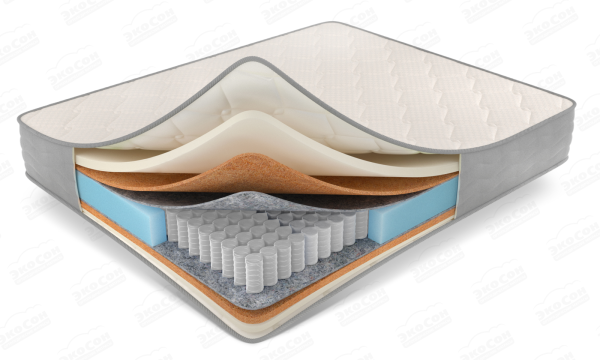 Ортопедический матрас Balance Premium с разной жёсткостью сторон на блоке EVS500